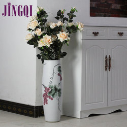 客厅新宠 陶瓷落地大花摆件，为现代家居注入艺术灵魂